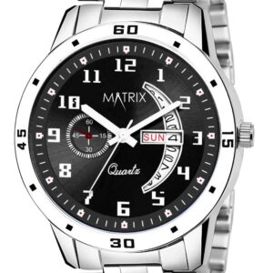 Matrix Blue, Black & Silver Dial, Day & Date Functioning,