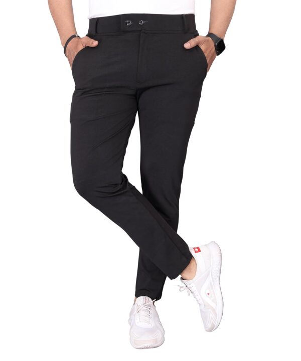 Mehrang Men's Stretchable Stretchable Formal Pant Trousers | Stylish Slim