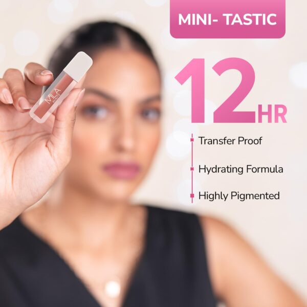 Mila Beaute Set of 7 Non Transfer Mini Liquid Lipstick Gift Set I 12 Hrs Transfer proof I With.jpg