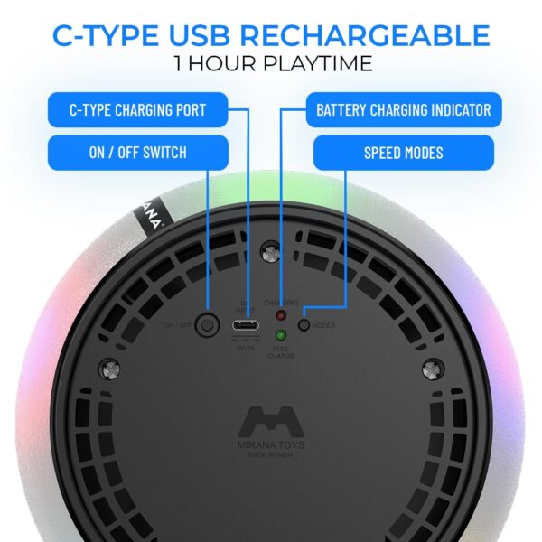 Mirana C Type USB Rechargeable Battery Powered Hover Football Indoor Floating Hoverball Soccer Air.jpg