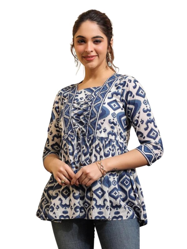 NAINVISH Regular Fit Printed Shirt Top Women | Tops Stylish