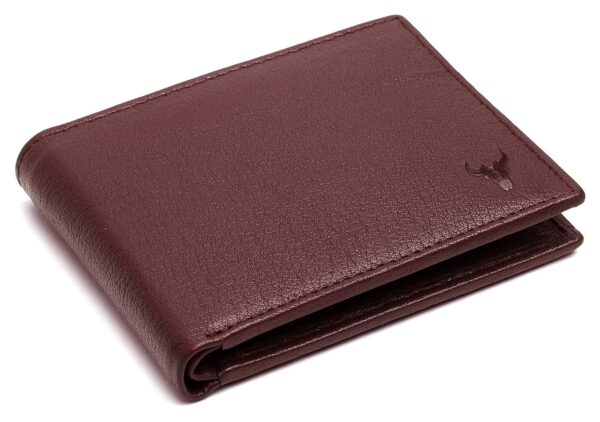NAPA HIDE Maroon Leather Wallet for Men I Handcrafted I 4 CreditDebit Card Slots I 2 Currency.jpg