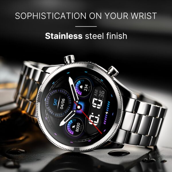 Noise Halo Plus 1.46 Super AMOLED Display Elite Smart Watch Bluetooth Calling Stainless Steel Build Always.jpg