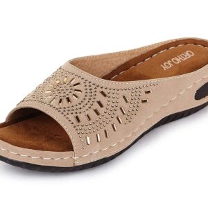 ORTHO JOY Extra Soft Comfortable Fancy Slippers Flip Flop for women