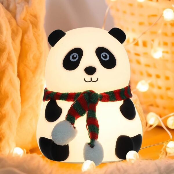 One94Store Rechargeable Silicone Panda Night Light for Kids 7 Color LED Changing Lamp Adorable.jpg