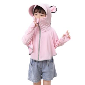 PALAY® Sunscreen Jacket for Girls, UPF 50+ Sun Protection Hoodie