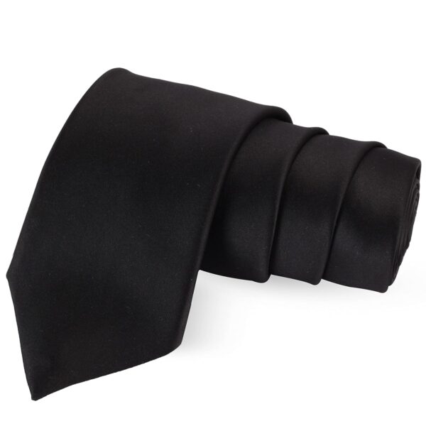 Peluche Dual Shade Orange Colored Microfiber Necktie For Men