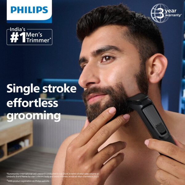 Philips Indias No.1 Mens Trimmer Self Sharpening Blades Single Stroke Grooming I 9 in1 Face Nose and.jpg