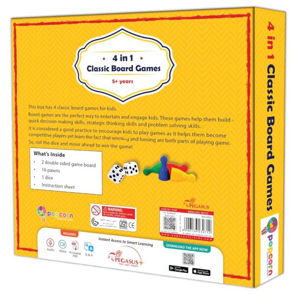 Popcorn Games Puzzles 4 in 1 Classic Board Games for Smart KidsHelp to Boost Decision.jpg
