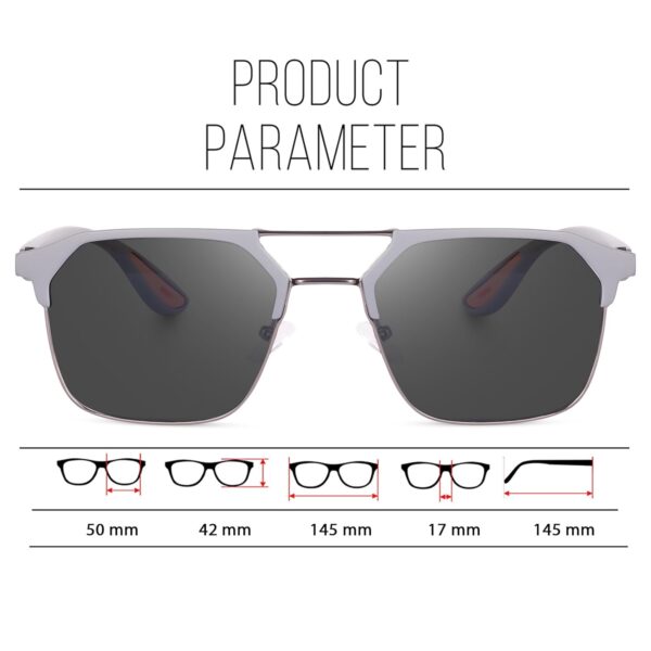 Poshh Eyewear Retro Square Sunglasses For Men UV Protected HD Vision Rectangle Sunglass for.jpg