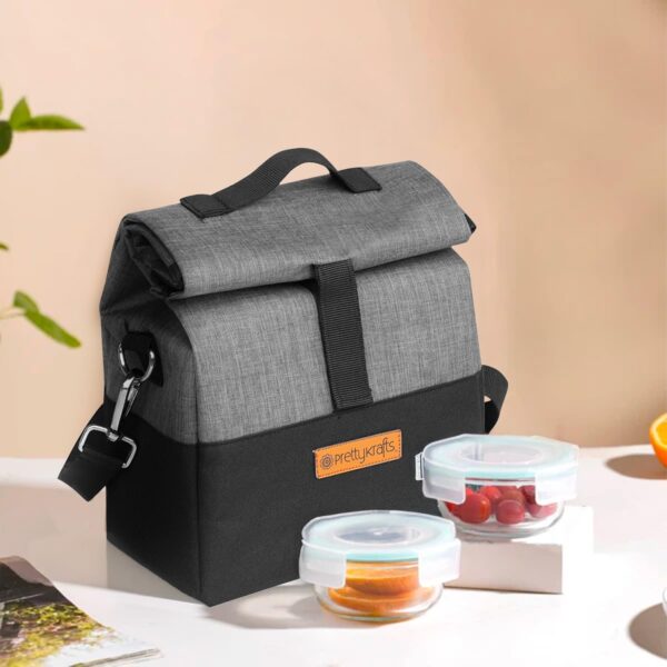 PrettyKrafts Spacious Insulated Lunch Bag – Eco Friendly Reusable Spill Proof Durable Tiffin Organizer for.jpg