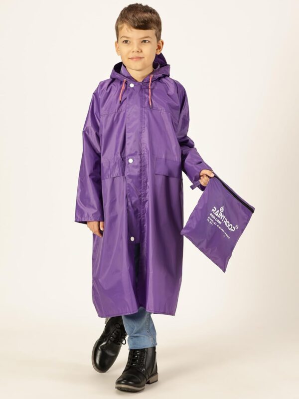 Prokick Kids Waterproof Rain Jacket Raincoat With Hood for Unisex Kids BoysGirls waterproof.jpg