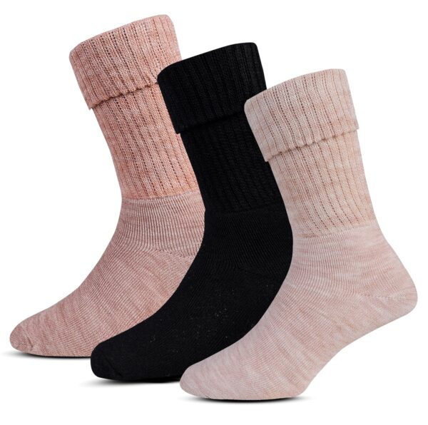 RC. ROYAL CLASS Women Calf Length Towel Terry Thick Woolen