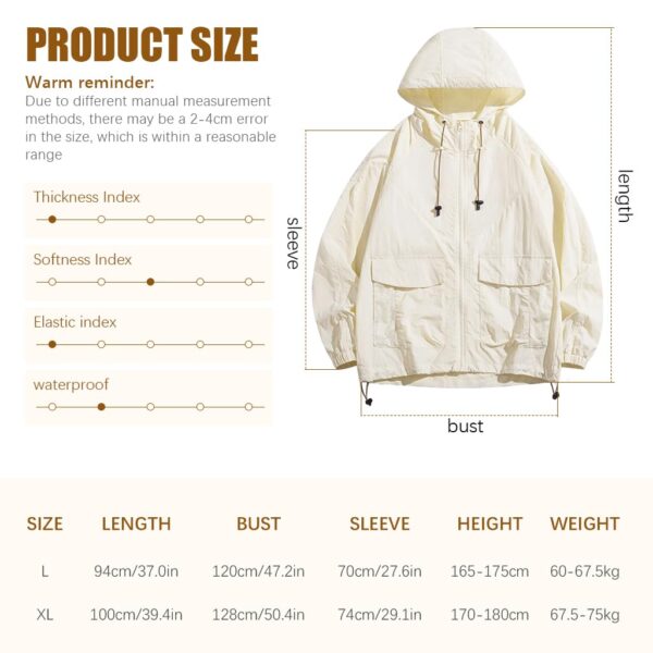 SANNIDHI® Hiking Jacket UPF 50 Fashion Casual Hiking Sun Hoodie Men Women Quick Dry Sun Jackets Summer.jpg