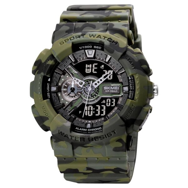 SKMEI Sports Digital Waterproof Watch for Men – 50M Water Resistant,