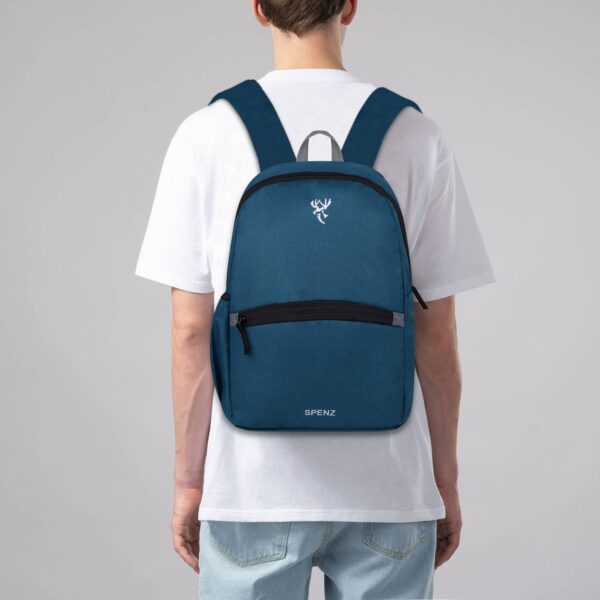 SPENZ BAGS Saffron Mini Laptop Bag School College Backpack Bag for Boys Girls Casual College Bag for.jpg