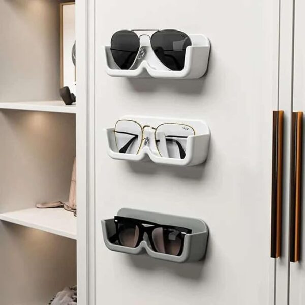 SR 2 Piece Wall Mounted Specs Holder/Sunglasses Display Case with
