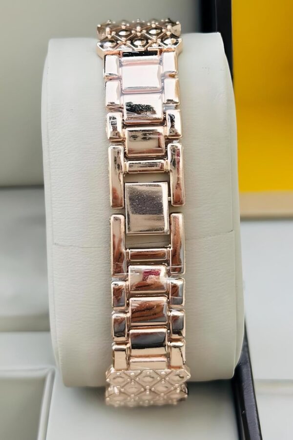 STYLEDOSE Luxury Dial with Roman Marker in Diamond Studded Round case with brecelet Strap Stylish Quartz.jpg