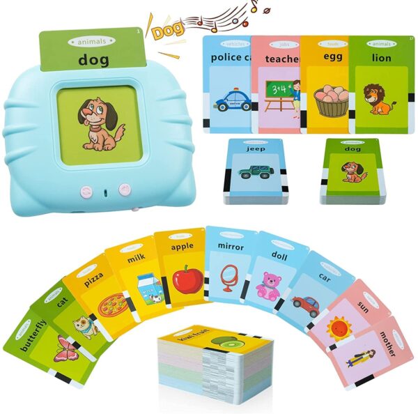 SUPER TOY 112 Talking Baby Double Sided Flash Cards Educational