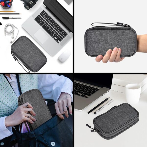 SaleOn 8.3X5 Inch Portable Storage Organizer Bag Usb Cable Earphone Power Bank Mobile Charger.jpg