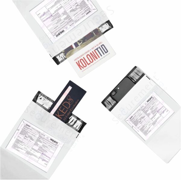 Securement Plastic Tamper Proof Courier Bag/Polybag with Pod for Packing