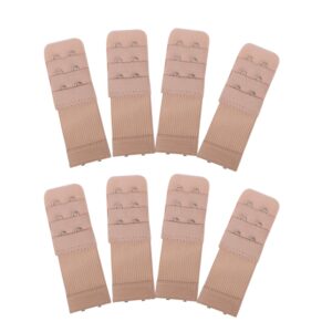 Senkary 8 Pieces Bra Extender 2 Hook 3 Row Elastic