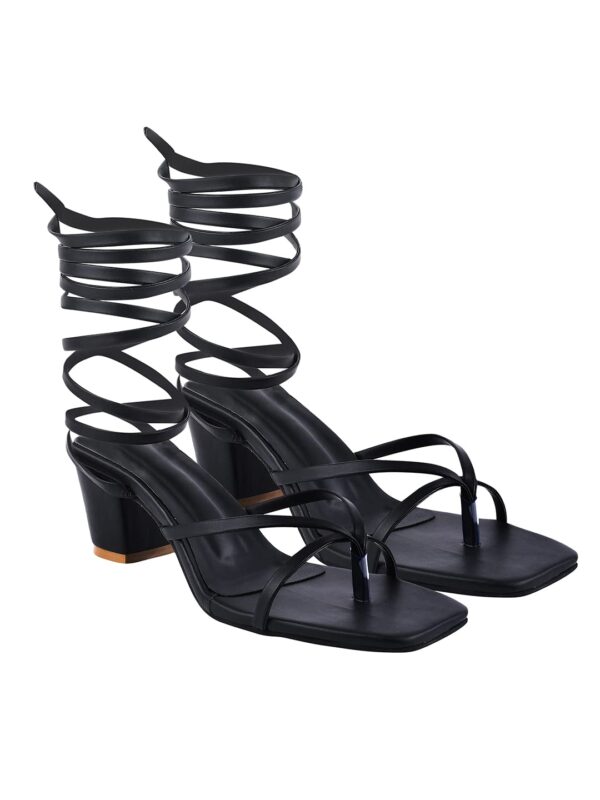 Shoetopia Stylish Tie up Heeled Sandals Women & Girls