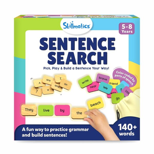 Skillmatics Educational Board Game   Sentence Search, Fun Learning Toys