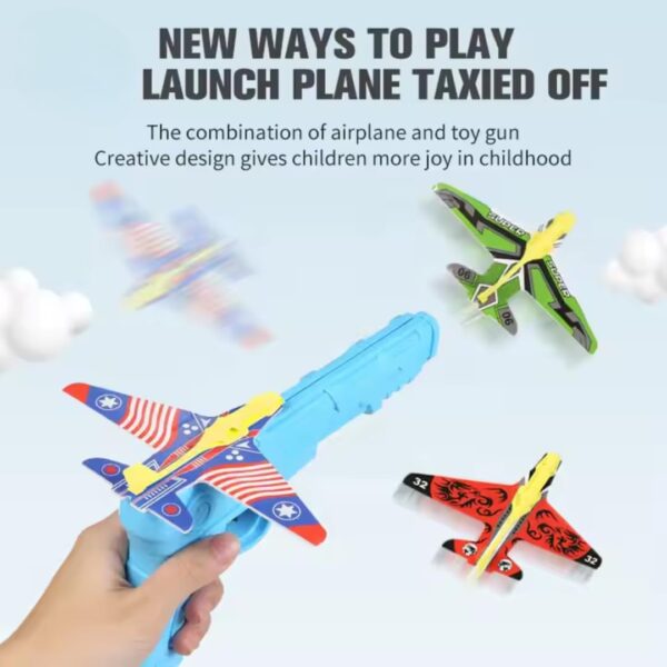 Storio Airplane Launcher Gun Toy for Kids Foam Glider Planes with Easy Launch Shooting Gun Safe.jpg