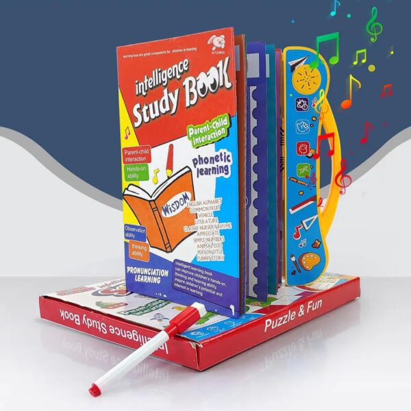 Storio Intelligence Book Sound Book Learning Cards for ChildrenEnglish Letters Words.jpg