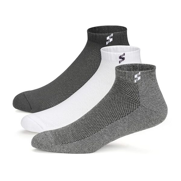 Supersox Cotton Men's 3 Pair Combo Sports Ankle Length Socks