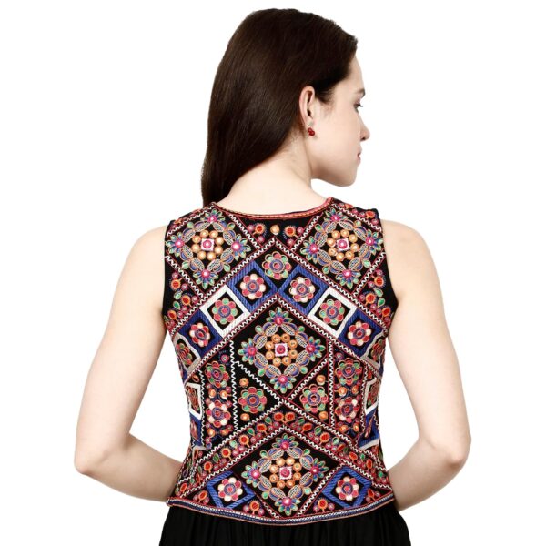 TAVAN Womens Embroiderd Ethnic Shrug or Jacket RL96 and Special Embroidered Cotton KotiJacketWaist Coat for.jpg