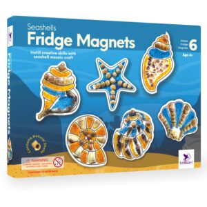 TOYKRAFTT Shell Fridge Magnets| Art & Craft Kit for Kids|