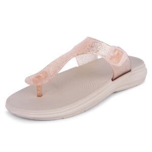 TRASE Women Flat Casual Slipper With Adjustable T  Strap Flip