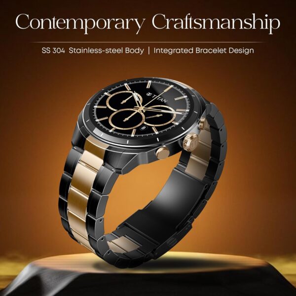Titan Heritage 1.43 AMOLED Stainless Steel Bracelet Smart Watch for Men BT Calling Voice.jpg