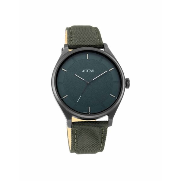 Titan Workwear Quartz Analog Hunter Green Dial Olive Green Leather Strap Watch for Men NT1802NL02.jpg