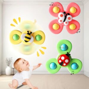 Toy Imagine Insect Themed Suction Spinner Toys for Babies & Toddlers
