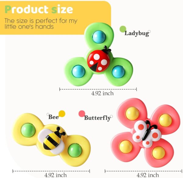 Toy Imagine Insect Themed Suction Spinner Toys for Babies Toddlers – Sensory Fidget Toys for Kids 0 to 5.jpg