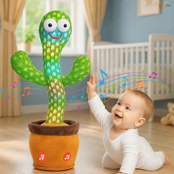 Toy Imagine Rechargeable Talking Cactus Toy for Kids   Musical