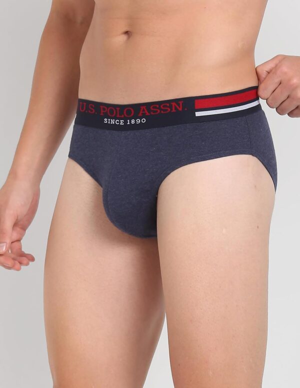U.S. POLO ASSN. Mens Elasticized Waist Pure Cotton I006 Briefs Pack of 3.jpg