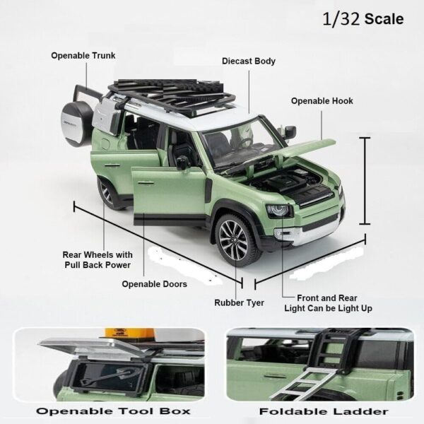 Umadiya® Range Rover Defender 132 Scale Model Car Exclusive Alloy Metal Pull Back Die cast Car.jpg