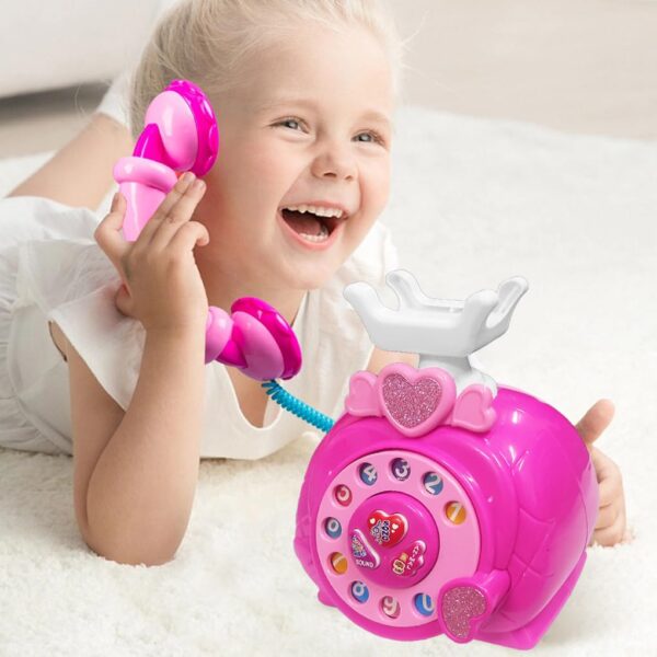 VGRASSP Classic Dial Receiver Simulation Telephone Toy for Kids Rotating Number Dial with Calling.jpg