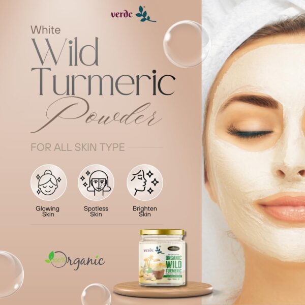 Verdc 100 Natural Organic Kasturi Manjal Wild TurmericHaldi For Glowing Skin Dark Spots Acne.jpg