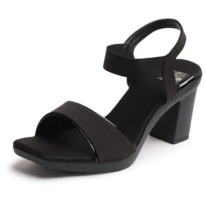 XE Looks Women's Stylish Block Heels | Open Toe Sandals with