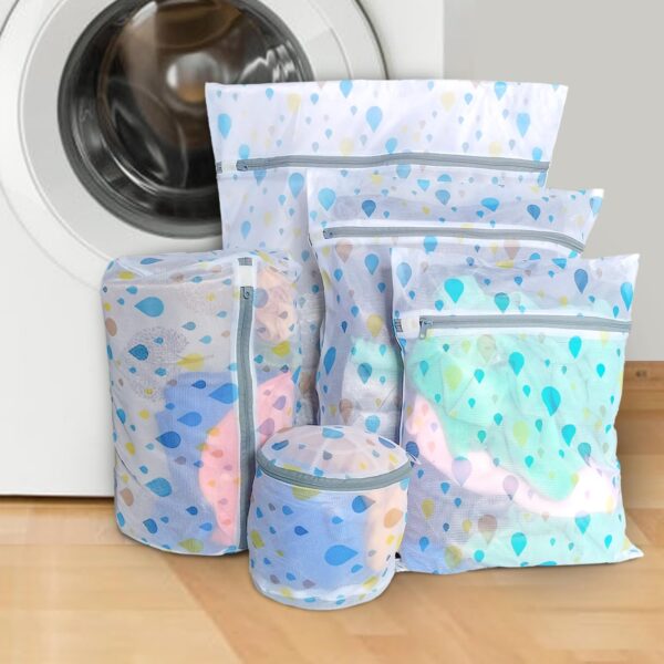 Yellow Weaves Clothes Washing Bags   Mesh Laundry Bag With