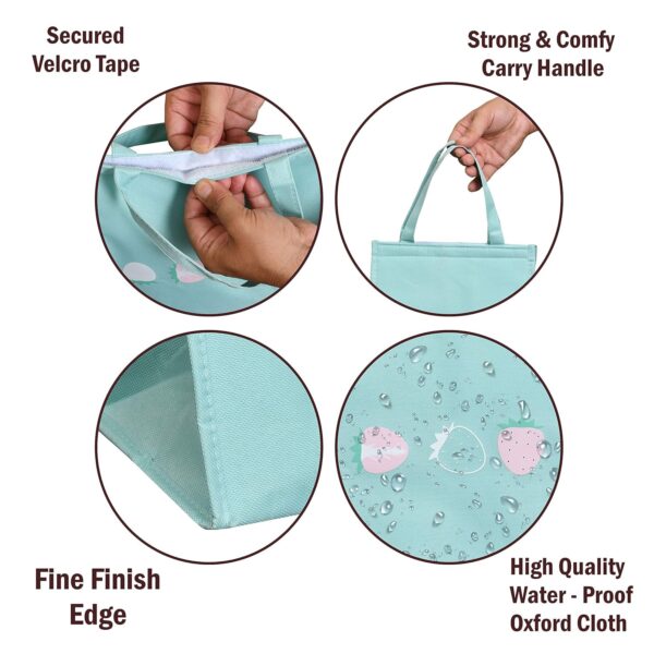 Yellow Weaves Insulated Travel LunchTiffinStorage Bag for Office College School Color Sky Blue.jpg