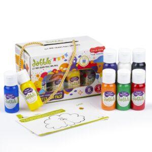 dabble Starter Painting Fun Pack | Non Toxic Finger Paint for