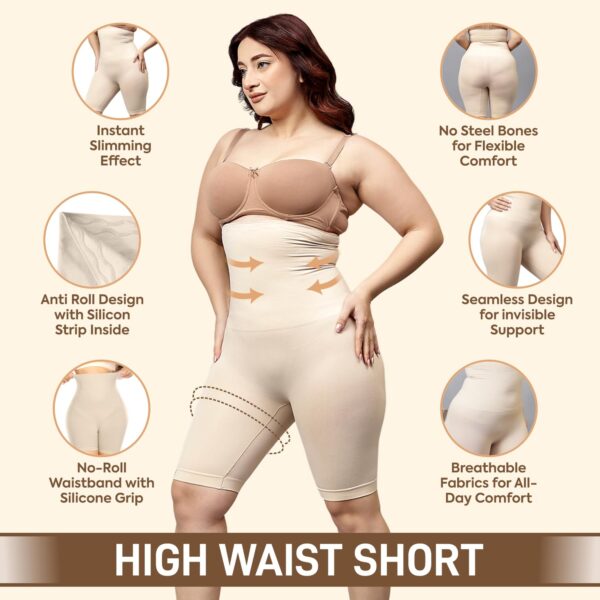 1751380898 SHAPEMOUR High Waist Shapewear for Women Body Shaper Shorts with Silicone Grip No Steel Bones Slimming.jpg