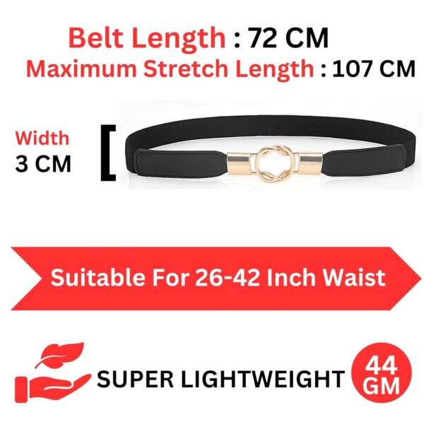 REDHORNS Elastic Fabric Waist Belt for Women Dresses Elegant Vintage Design Stretchy Slim Ladies Belt for.jpg