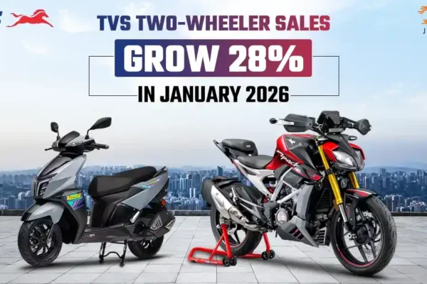 TVS two-wheeler sales for Jaanu